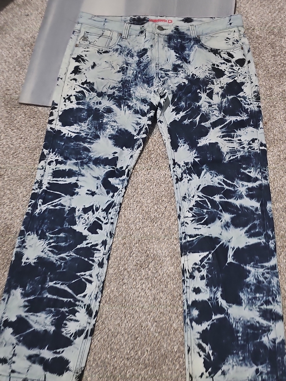 Tie-Dye Indigo Men's Jeans